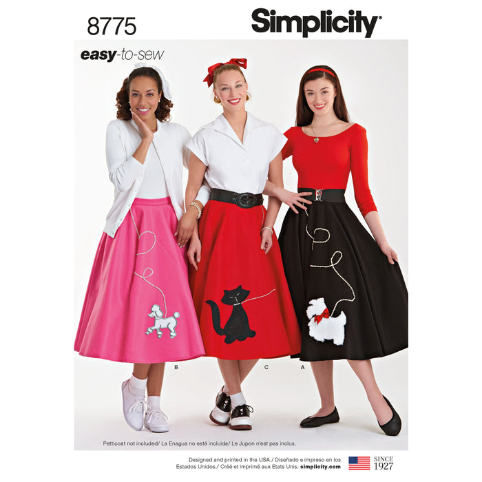 8775 Misses' Costumes. Size: 32-48