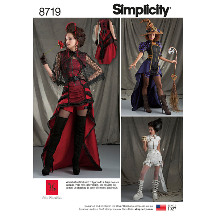 8719 Misses' Costumes. Size: 32-48