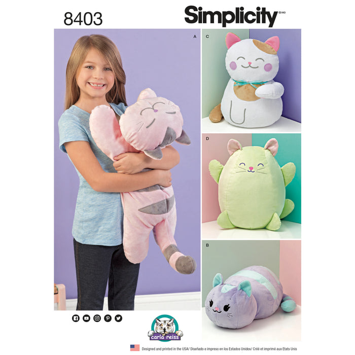 8403 Stuffed Kitties. Size: One Size