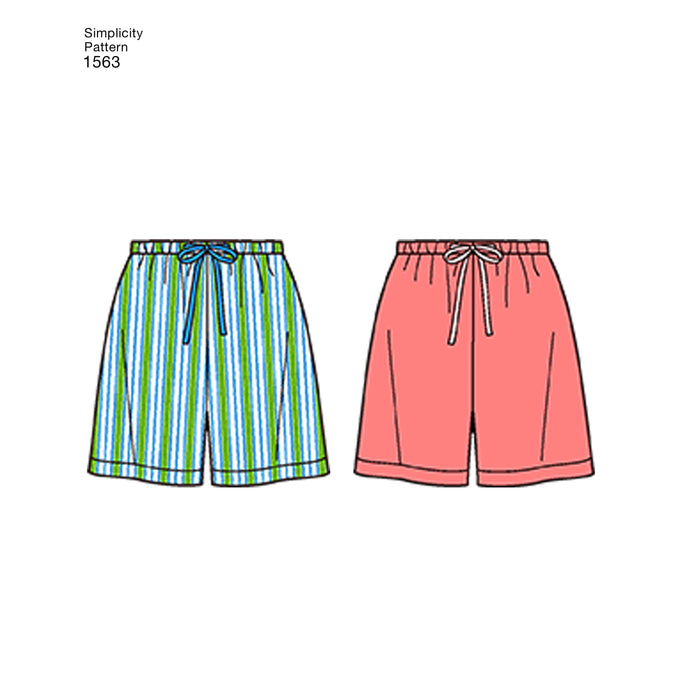 1563 Misses' Men's and Teens' Lounge Wear. Size: XS-XL
