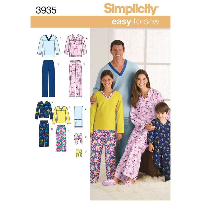 3935 Child's, Teens' & Adults' Cozywear. Size: Kid´s XS-L (4-16) / Adults XS-XL
