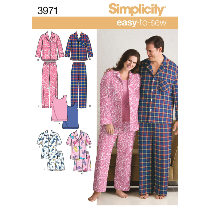 3971 Women's & Men's Plus Size Cozywear. Size: S-XXXL