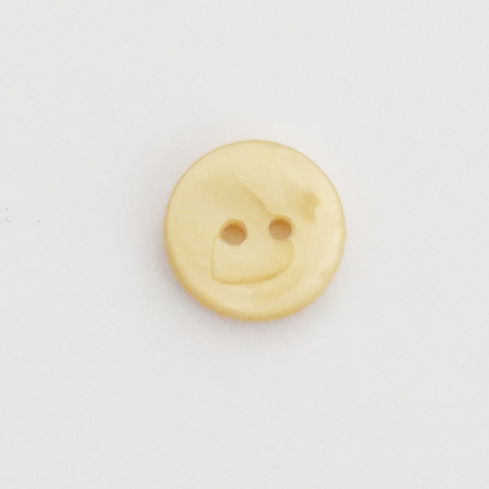 2 gata tala - 11 mm, beige, plast, glans