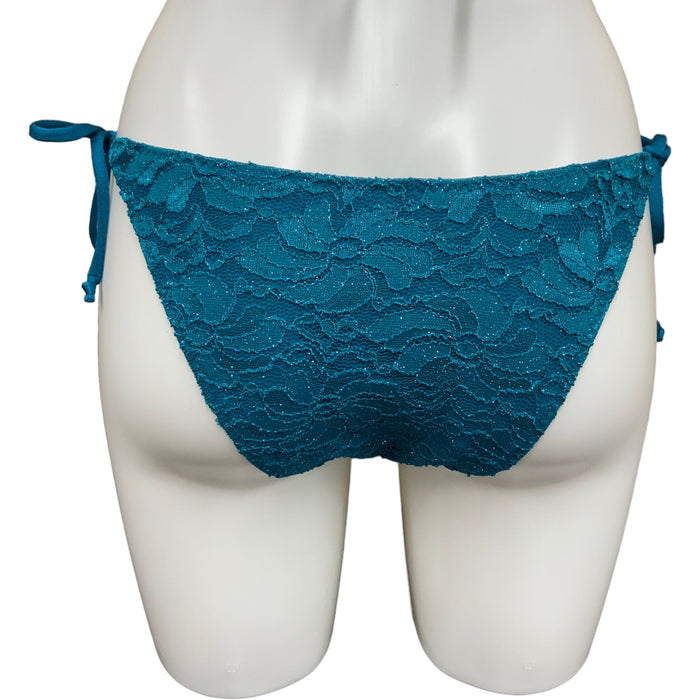 Glitter Lace Turquoise bikiní