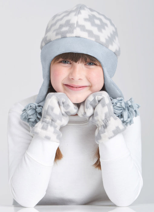 S9657 Children's Hats and Mittens and Cowl Scarves