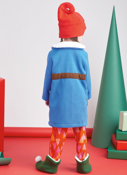 S9672 Children's Robes, Top, Pants, Hat and Slippers in Sizes S-M-L