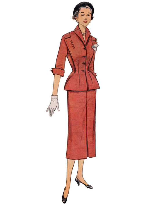 S9675 Misses' Vintage Skirt and Jacket
