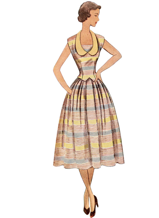S9676 Misses' Vintage Two-Piece Dresses