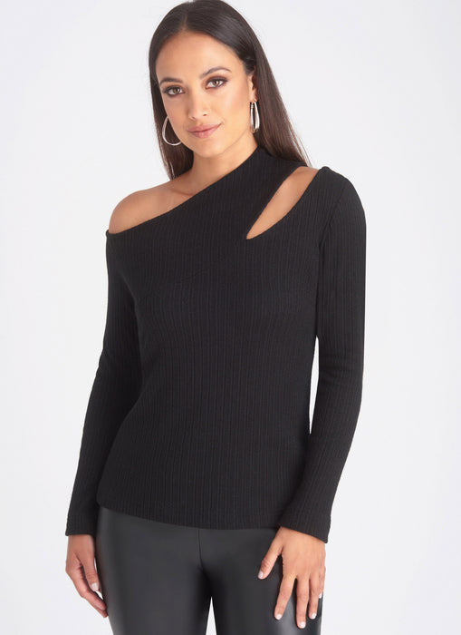 S9679 Misses' Knit Top with Sleeve Variations