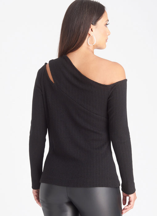 S9679 Misses' Knit Top with Sleeve Variations