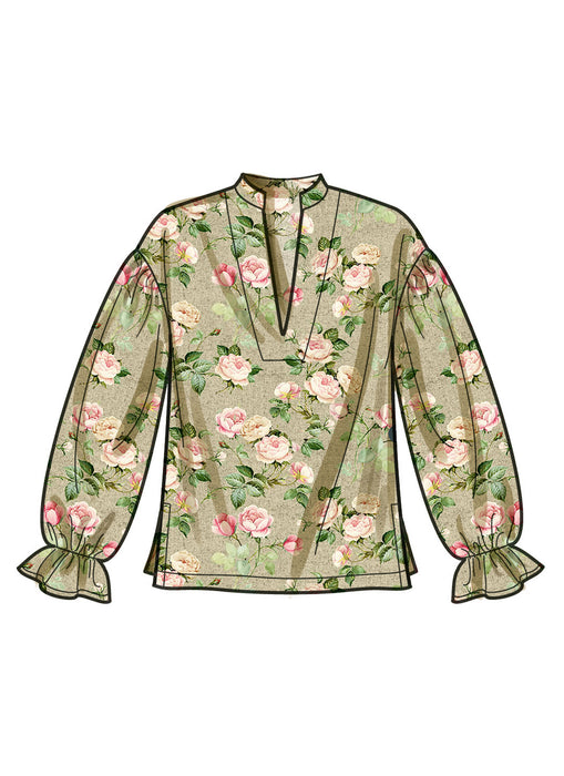 S9681 Misses' and Women's Pull-Over Top