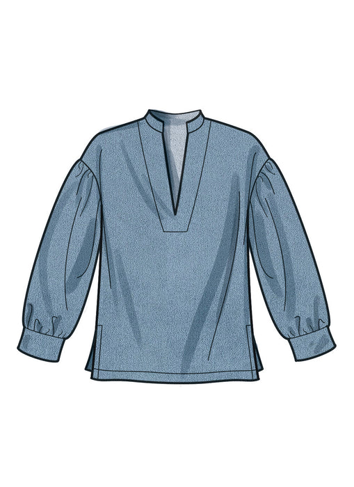 S9681 Misses' and Women's Pull-Over Top