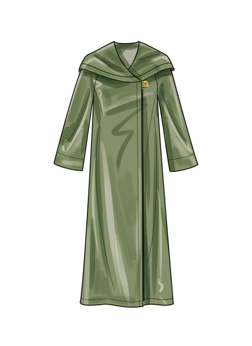 S9684 Misses' Hooded Coats and Jacket with Length Variations