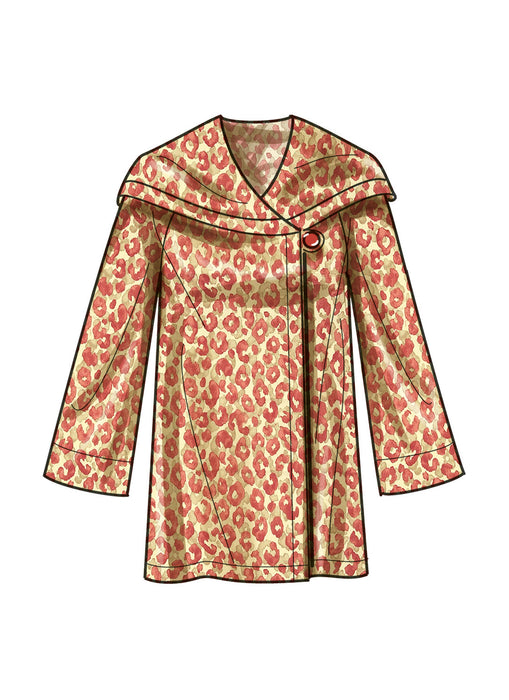 S9684 Misses' Hooded Coats and Jacket with Length Variations