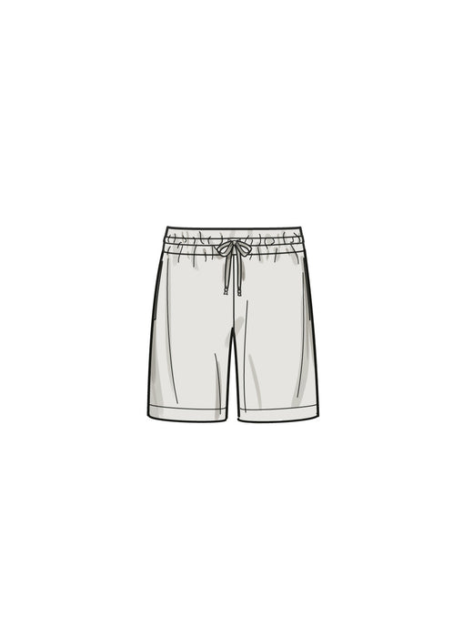 S9691 Girls', Boys' and Adults' Lounge Shirt, Cardigan, Shorts and Joggers