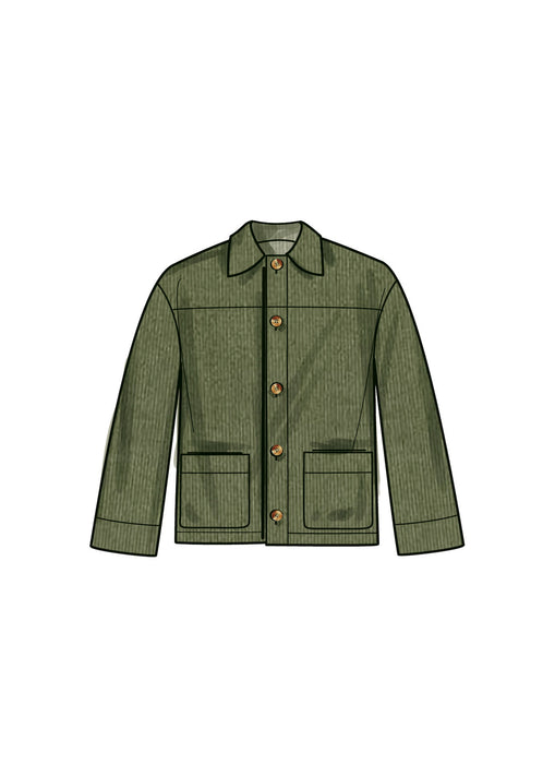 S9694 Boys' and Men's Jacket, Vest, Hat and Crossbody Bag