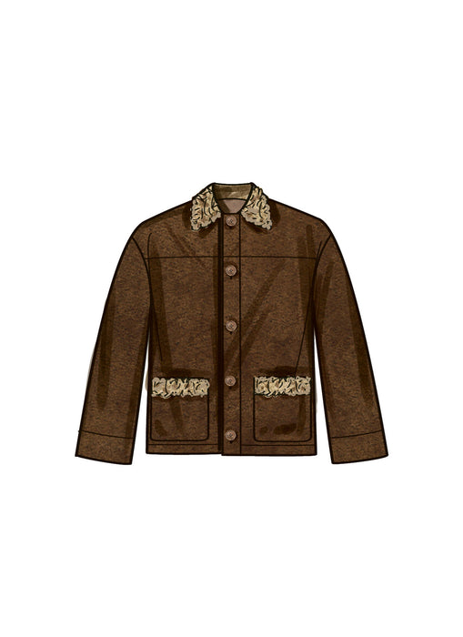 S9694 Boys' and Men's Jacket, Vest, Hat and Crossbody Bag