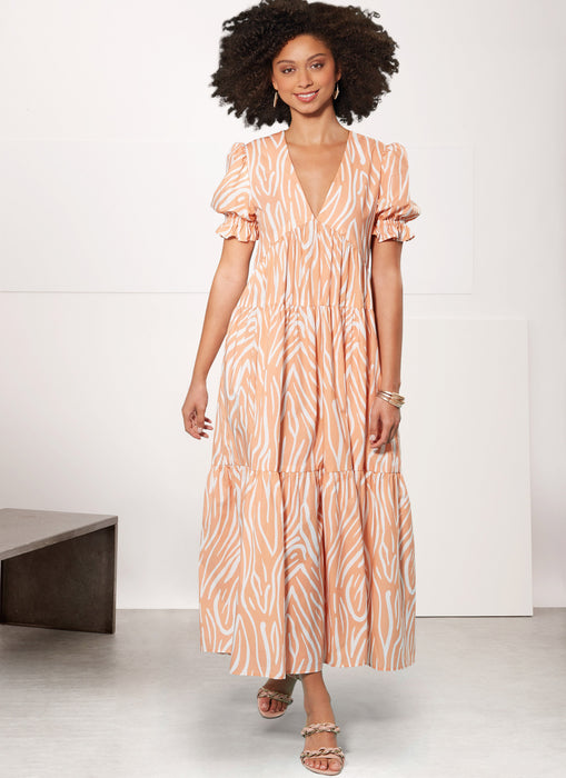 S9702 Misses' Empire Dress