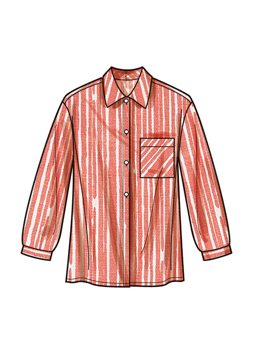 S9707 Misses' Shirts