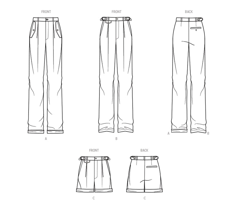 S9709 Misses' Pants and Shorts