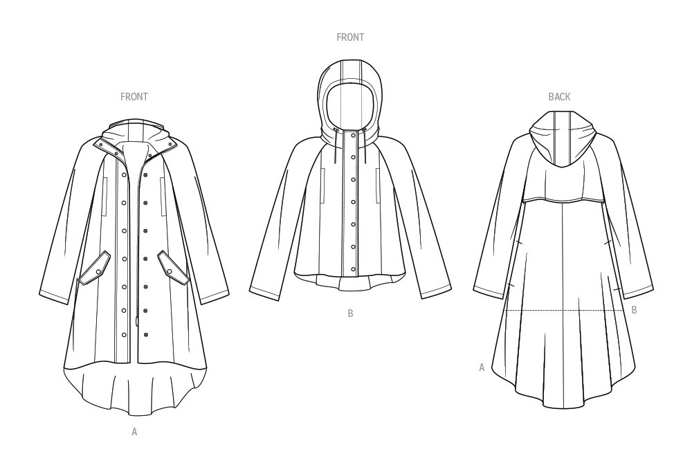 S9713 Misses' Jacket in Two Lengths