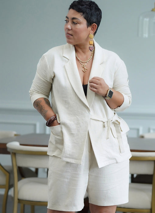 S9714 Misses' Jacket, Pants and Shorts by Mimi G Style