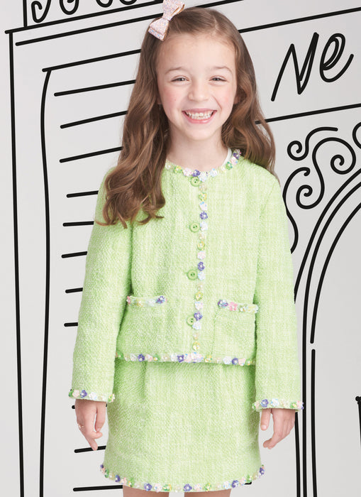 S9721 Children's and Girls' Jackets, Skirt and Shorts