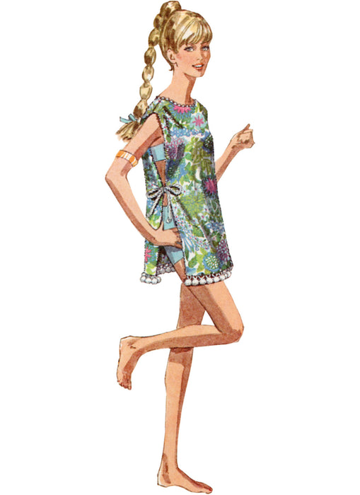 S9726 Misses' Vintage Apron or Beach Cover-up in Two Lengths