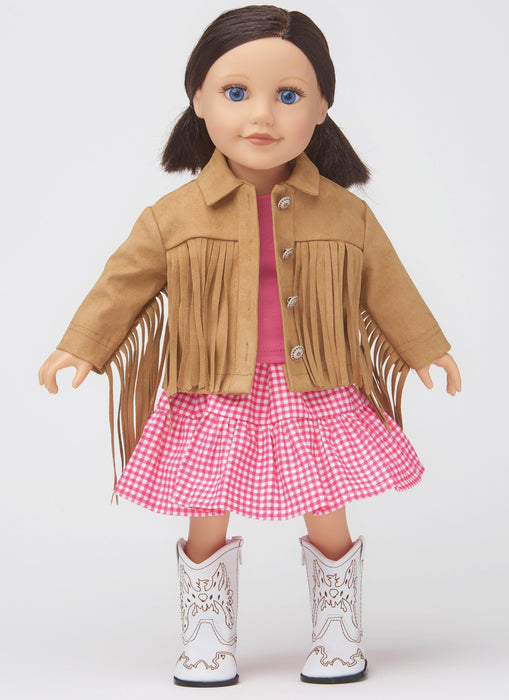 S9728 18" Doll Clothes by Elaine Heigl Designs