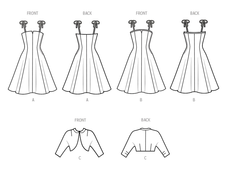 S9738 Misses' Dresses and Jacket