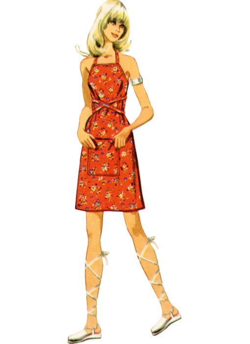 S9739 Misses' Back-Wrap Dress and Jumper in Two Lengths