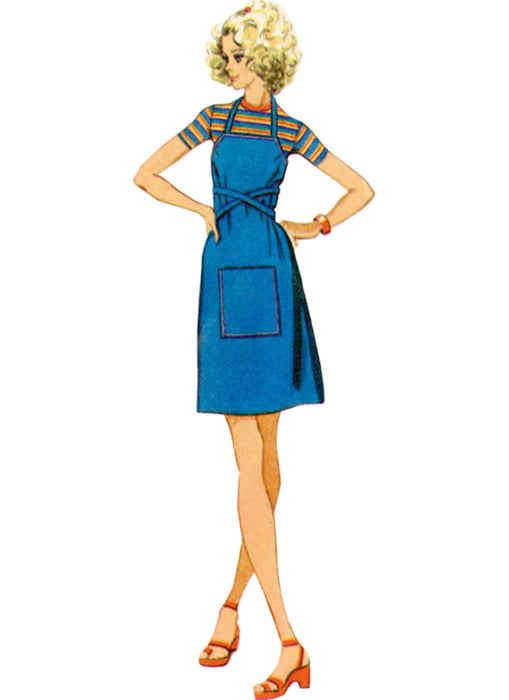 S9739 Misses' Back-Wrap Dress and Jumper in Two Lengths