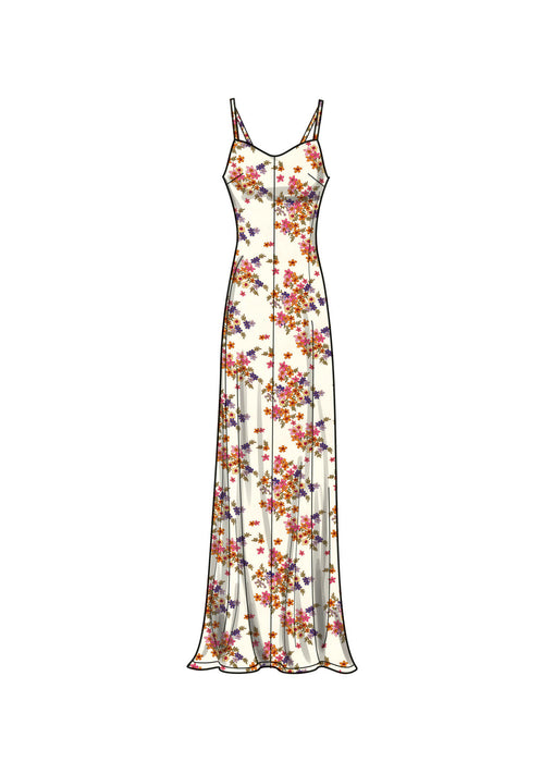 S9745 Misses' Slip Dress in Three Lengths