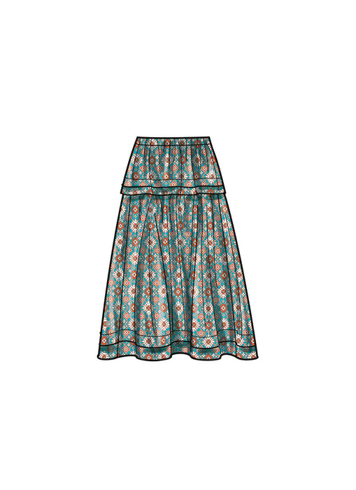 S9750 Misses' Skirt in Three Lengths