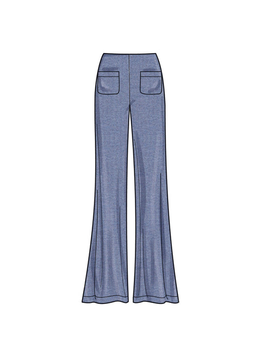 S9751 Misses' Knit Skirts and Pants in Two Lengths