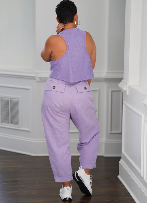S9754 Misses' Tops and Cargo Pants by Mimi G Style