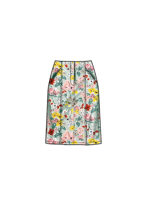 S9755 Misses' Top, Skirt, Pants and Shorts