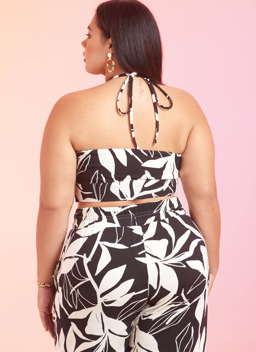 S9756 Misses' and Women's Shirt, Pants and Halter Top