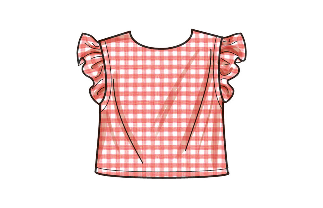 S9761 Children's and Girls' Dress, Top and Pants