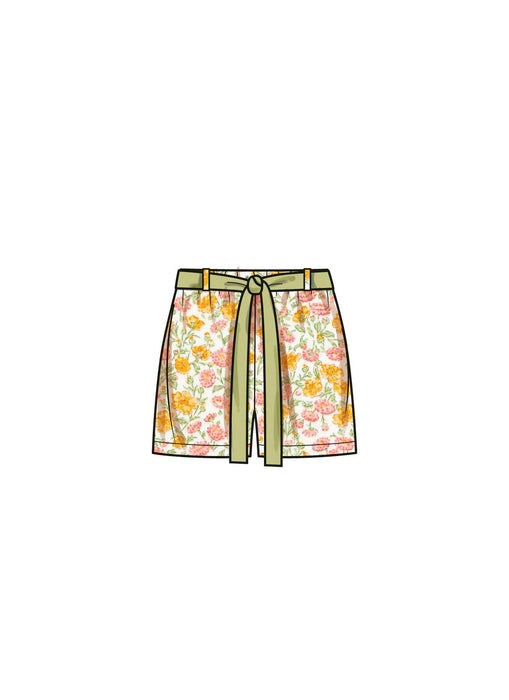 S9762 Children's and Girls' Jacket, Pants and Shorts
