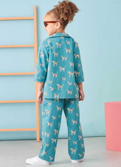 S9762 Children's and Girls' Jacket, Pants and Shorts