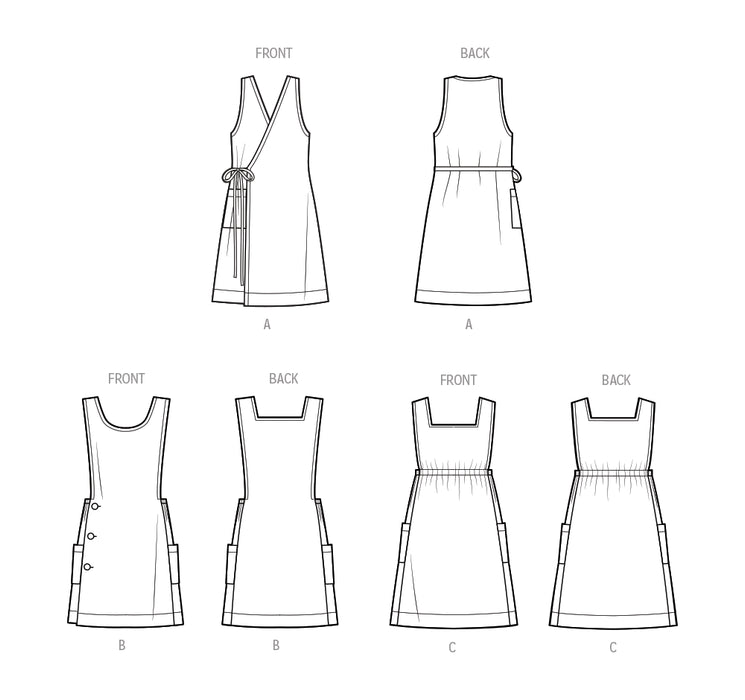 S9766 Misses' Tabard Aprons by Elaine Heigl Designs