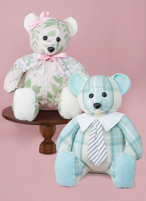 S9771 Plush Bear with Clothes and Hats by Laura Ashley