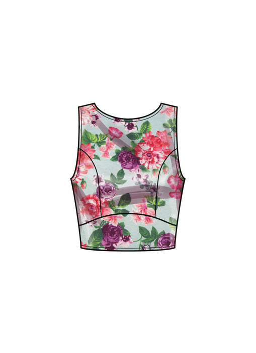 S9784 Misses' Knit Tops