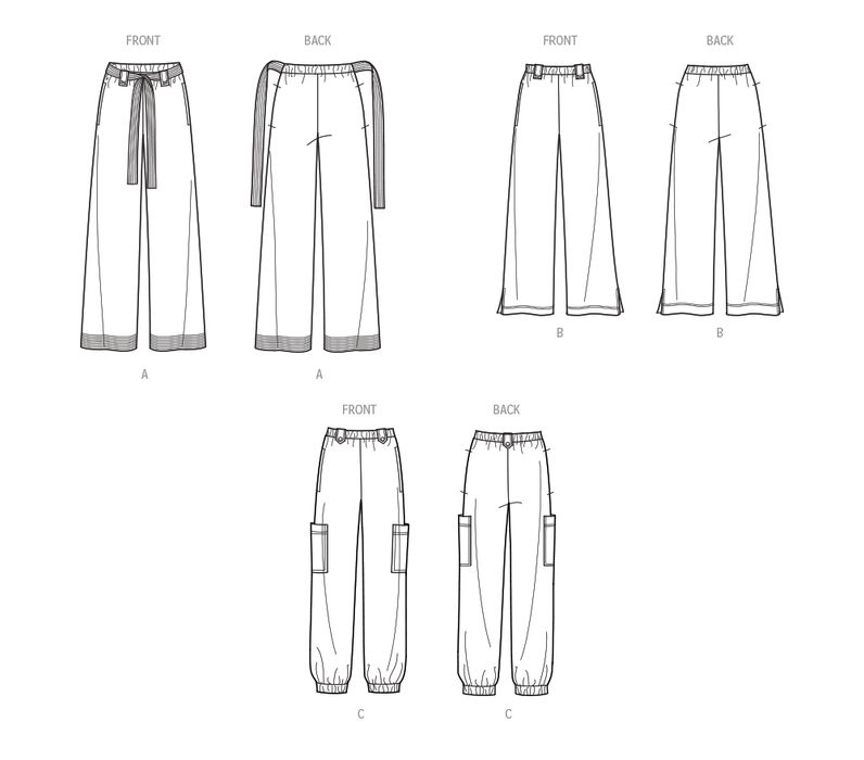 S9785 Misses' Pants