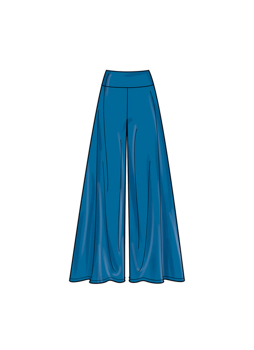 S9789 Misses Knit Tops, Pants and Skirt