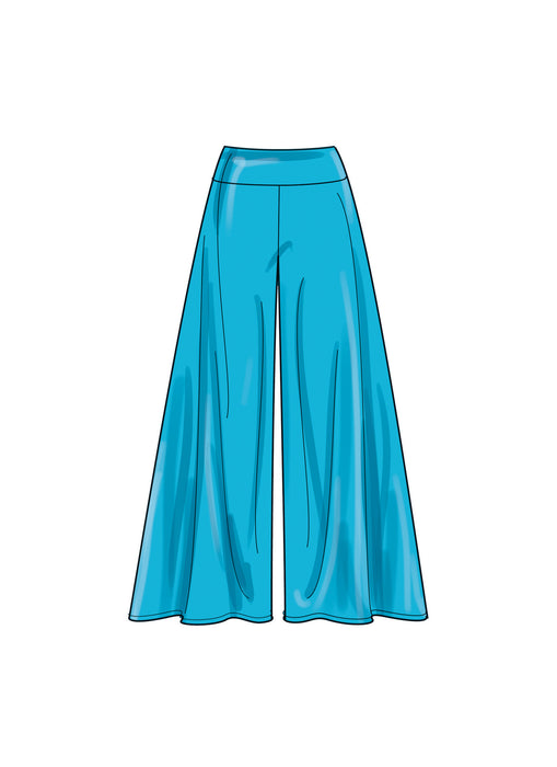 S9790 Women's Knit Tops, Pants and Skirt
