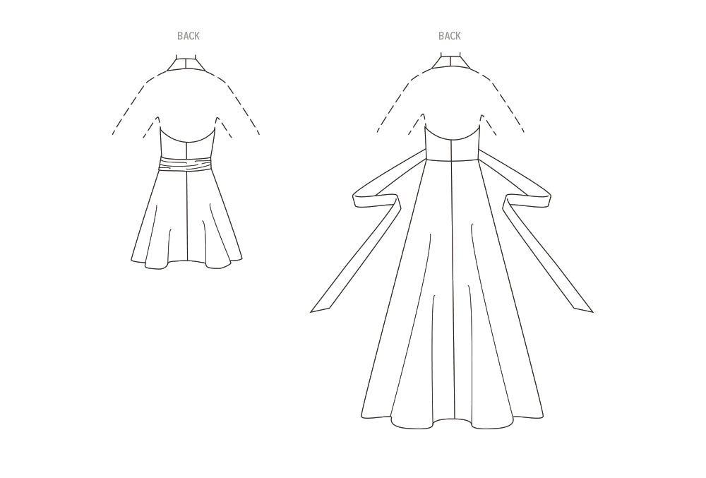 S9793 Simplicity Sewing Pattern 1970s Misses' Knit Front-Wrap Halter-Dress in Two Lengths