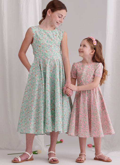 S9799 Children's and Girls' Dresses