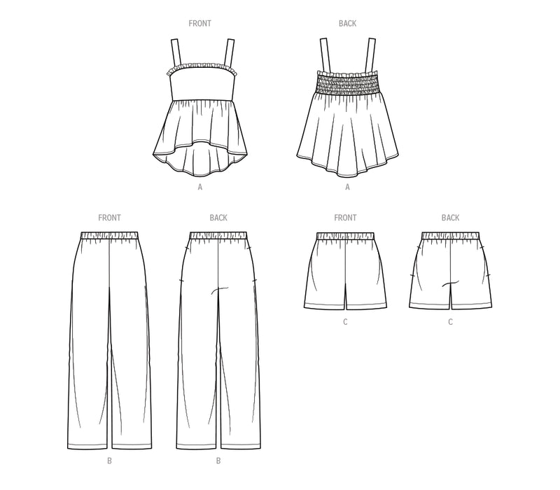 S9800 Children's Top, Pants and Shorts